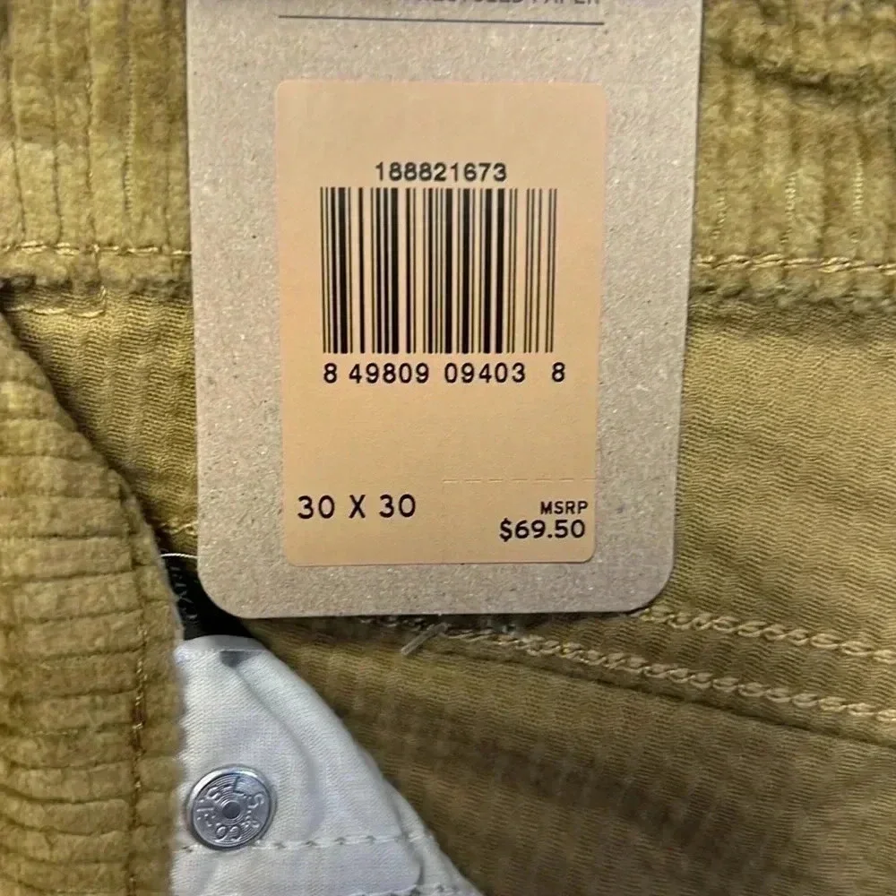 Women’s new with tag Levi’s 721 corduroys hi Rice skinny 30 x‎ 30 Streetwear Y2K